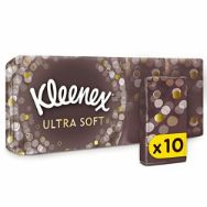 Pilt Kleenex taskurätikud Ultra Soft 9tk x 10pakki 4-kihiline