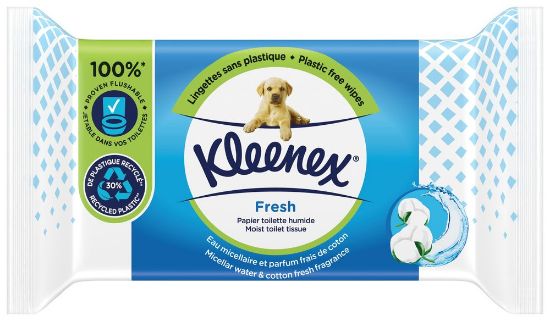 Pilt Kleenex tualettpaber niisutatud Fresh 42tk