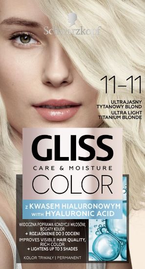 Pilt Gliss Color 11-11 ULTRA HELE TITAANBLOND