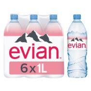 Pilt EVIAN looduslik mineraalvesi 6 x 1l PET