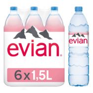 Pilt EVIAN looduslik mineraalvesi 6 x 1,5l PET