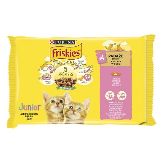 Pilt Friskies kiisueine Junior kana 4x85g