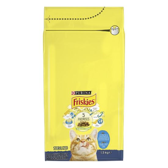 Pilt Friskies kuiv kassitoit Steri lõhe 1.5kg