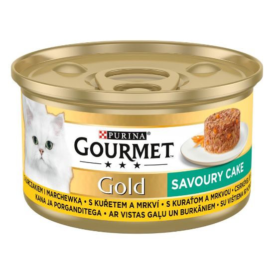 Pilt Gourmet Gold kassikonserv Savoury Cake kana ja porgand 85g