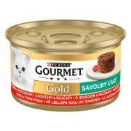 Pilt Gourmet Gold kassikoserv Savoury Cake loomaliha ja tomat 85g