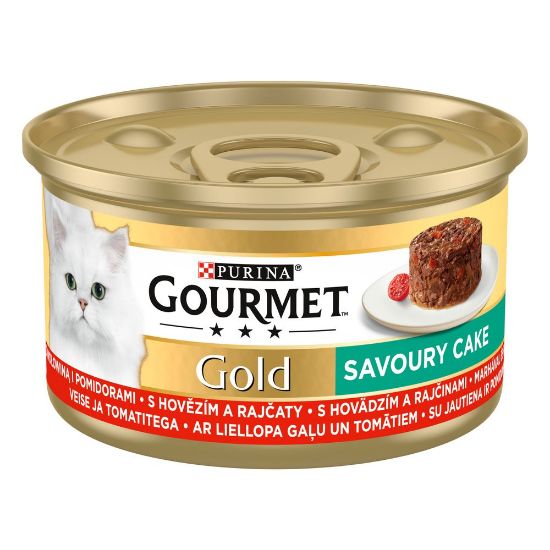 Pilt Gourmet Gold kassikoserv Savoury Cake loomaliha ja tomat 85g