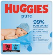 Pilt Huggies niisked salvrätikud Pure 3x56tk