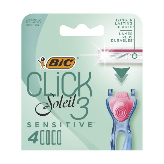 Pilt Bic varuterad Soleil click sensitive 4tk