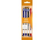 Pilt Bic geelpliiats Gel-ocity  4pakk, must, sinine x2, punane