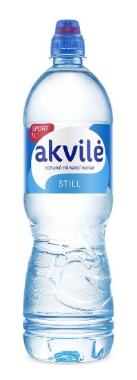 Pilt Akvile naturaalne mineraalvesi spordikork 1L