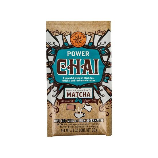 Pilt David Rio Chai Power with Matcha doosipakid 12x20g