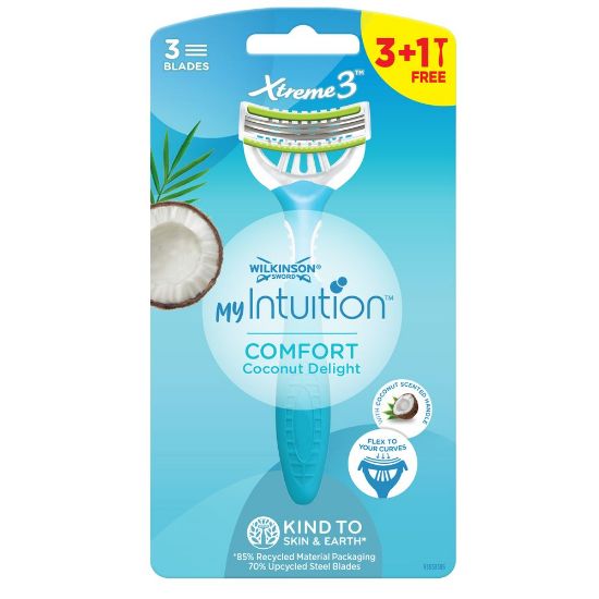 Pilt Wilkinson raseerija Xtreme3 Coconut 3+1 tk