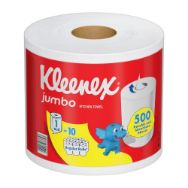 Pilt Kleenex paberkäterätt Jumbo 1rull 500 lehte 2-kihiline