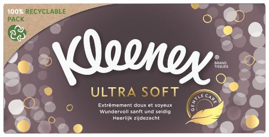 Pilt Kleenex salvrätikud Box Ultra Soft 64tk 3-kihiline