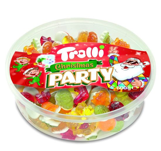 Pilt Trolli kummikommisegu Jõulupidu 600g 
