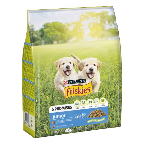 Pilt Friskies kuiv koeratoit Junior kana 3kg