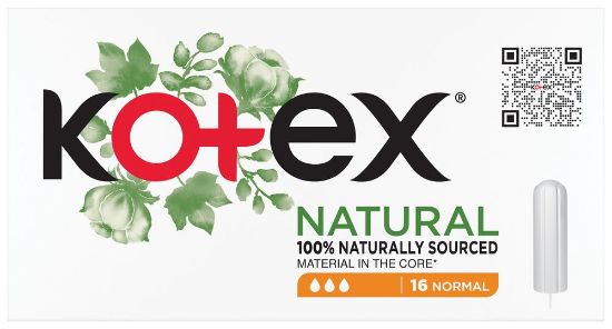 Pilt Kotex tampoon Natural Normal 16tk