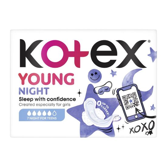 Pilt Kotex hügieeniside Young Night 7tk