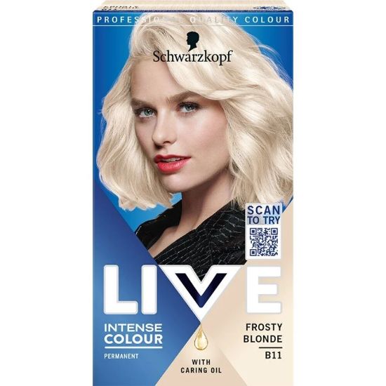 Pilt Schwarzkopf Live püsivärv B11 JÄINE BLOND