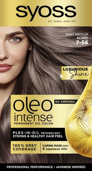 Pilt Syoss Oleo Intense 7-56 Ashy Medium Blond