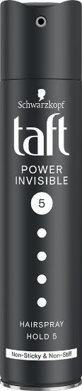 Pilt Taft juukselakk POWER INVISIBLE 250ml