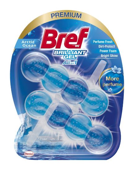 Pilt Bref WC värskendaja BRILLIANT GEL ARCTIC OCEAN 2X42g