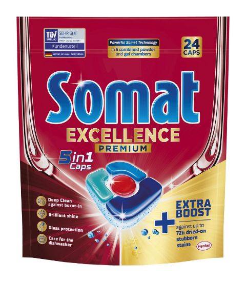 Pilt Somat kapslid EXCELLENCE PREMIUM 5in1 24tk 0,446kg