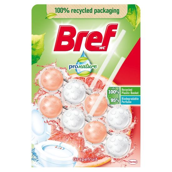 Pilt Bref WC värskendaja Pro Nature Grapefruit 2x50g