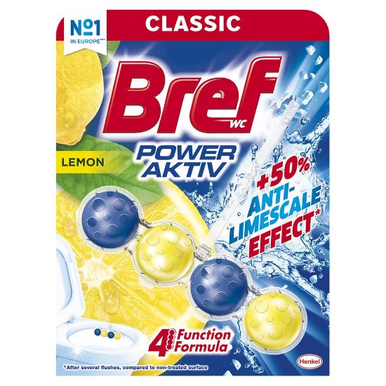 Pilt Bref WC värskendaja Power Aktiv Lemon 50g