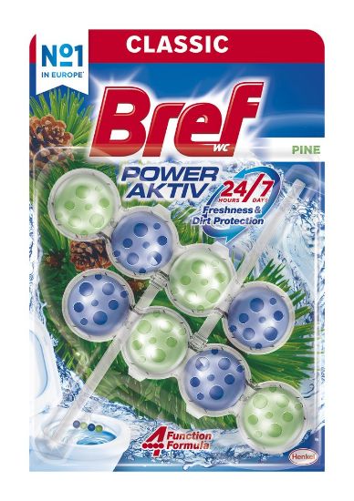 Pilt Bref WC värskendaja Power Aktiv Pine 2x50g