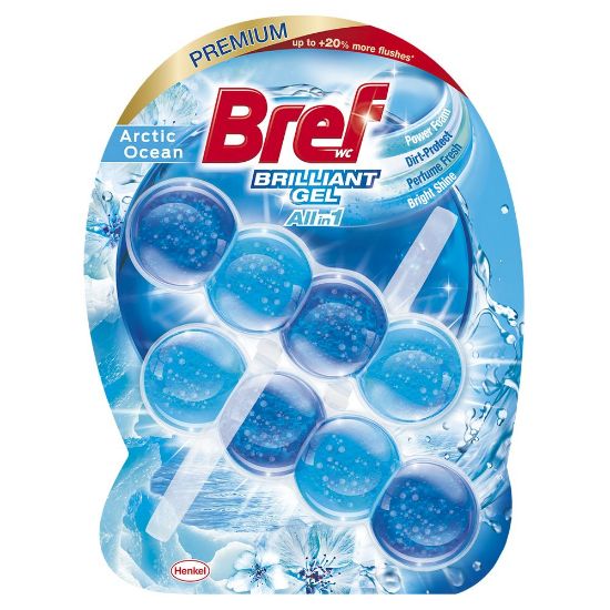 Pilt Bref WC värskendaja Brilliant Gel Arctic Ocean 2x42g