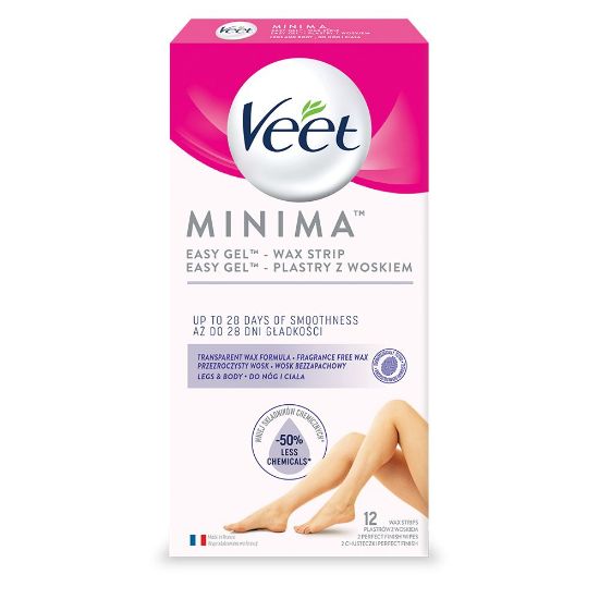 Pilt VEET MINIMA Easy Gel lõhnatud vaharibad jalgadele ja kehale,