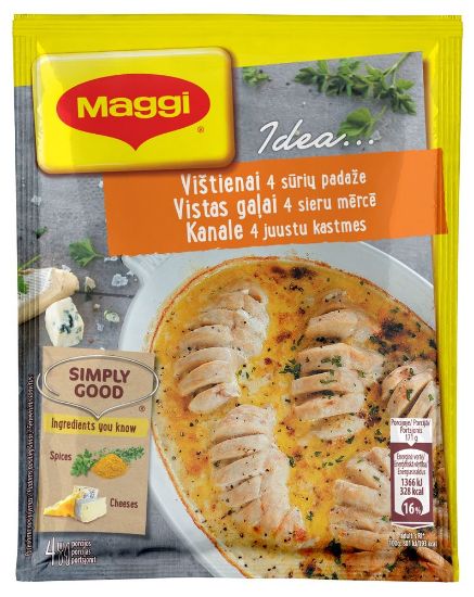 Pilt Maggi Idea… Segu kanale nelja juustu kastmes 32g