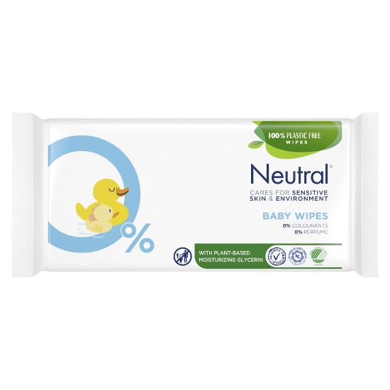 Pilt Neutral Baby niisked salvrätikud 0% 52tk