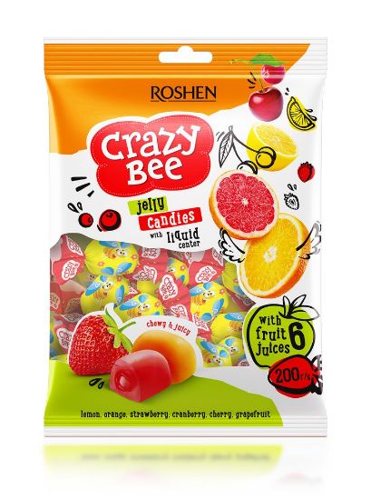 Pilt Roshen marmelaadikommid Crazy Bee 200g