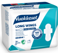 Pilt Vuokkoset hügieeniside Long Wings 10tk