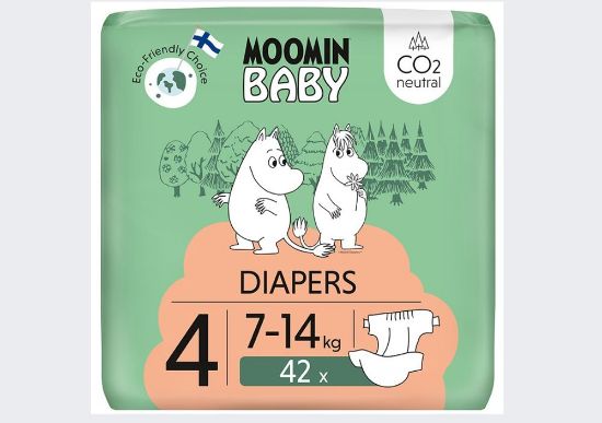 Pilt Moomin Baby mähkmed Nr4 7-14kg 42tk