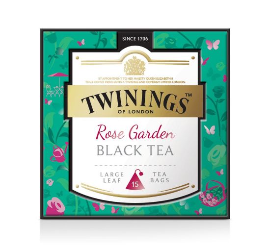 Pilt Twinings must tee Rose Garden 15x2,5g