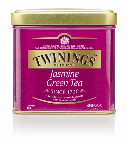 Pilt Twinings roheline purutee jasmiiniga metallpurgis 100g