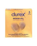 Pilt DUREX Kondoomid Sensual Extra Lube 3TK