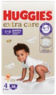 Pilt Huggies püksmähkmed Extra Care 4 9-14kg 38tk