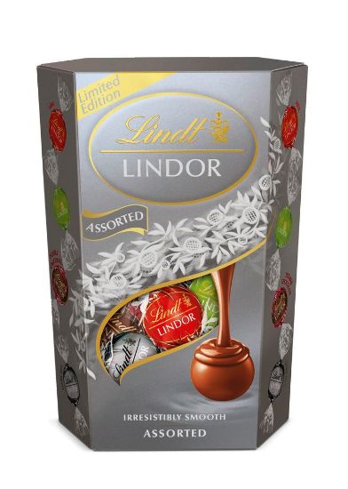 Pilt Lindt Lindor šokolaadipallid assortii Silver 200g