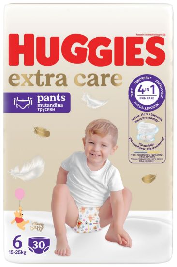 Pilt Huggies püksmähkmed Extra Care 6 15-25kg 30tk