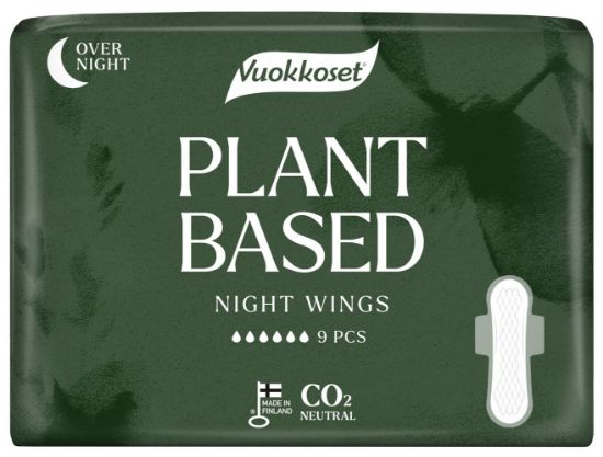 Pilt Vuokkoset hügieeniside Plant Based Night Wings 9 tk