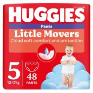 Pilt Huggies püksmähkmed Pants Little Movers 5 Boy 12-17kg 48tk