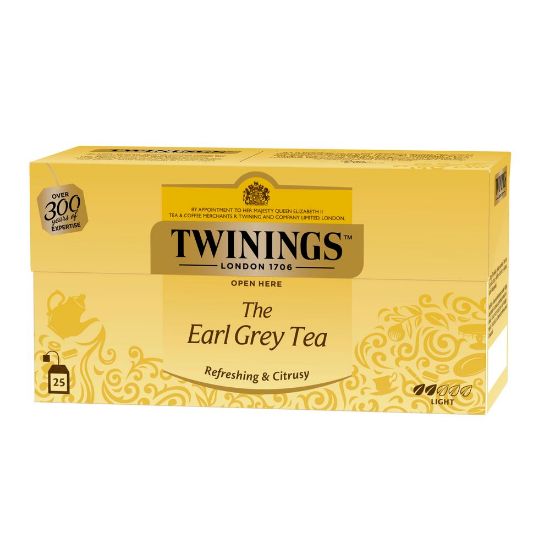 Pilt Twinings must tee Earl Grey 25x2g