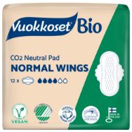 Pilt Vuokkoset hügieeniside 100% Bio Normal Wings 12tk