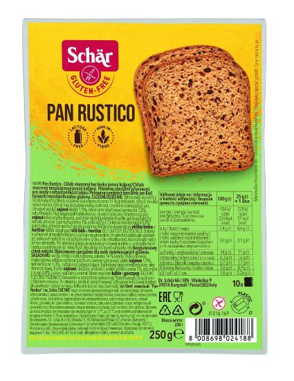 Pilt Schär Pan Rustico mitmeviljasai, gluteenivaba 250g