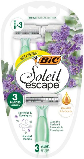 Pilt Bic raseerija Soleil Escape 3 lavendel-eukalüpt 3tk